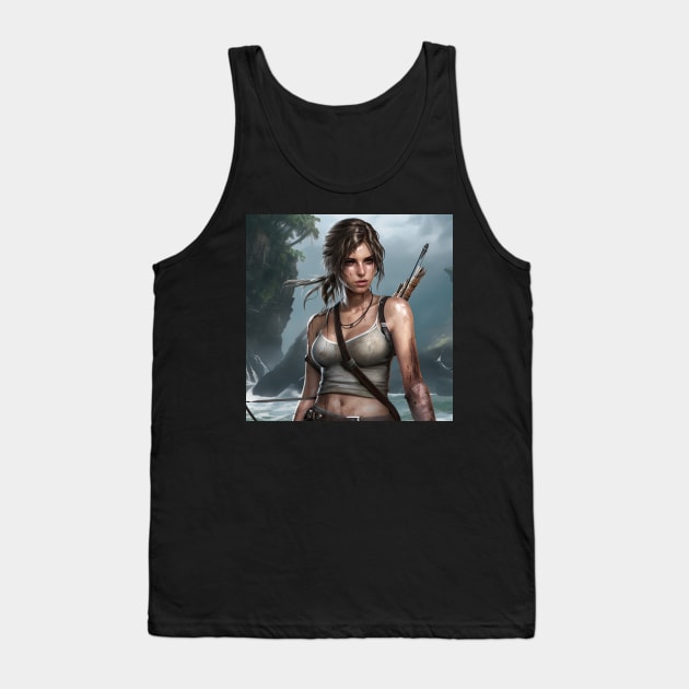 Lara Croft Tomb Raider Tank Top by Zalbathira